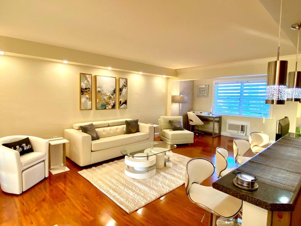 Deluxe Waterfront One Bedroom Apartment With Miami Skyline View, Free Parking 5 Mins Drive To ไมอามีบีช ภายนอก รูปภาพ